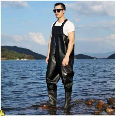 Bộ yếm lội nước HÀNG XỊN DÀY chống thấm tuyệt đối, loại dày 1.05mm