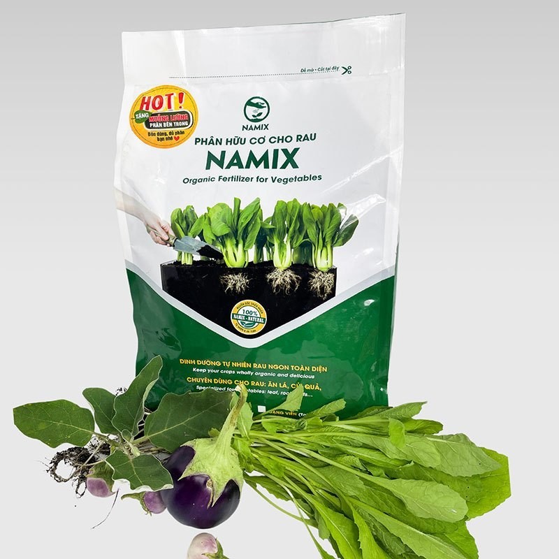 Phân hữu cơ Namix chuyên dùng cho Rau (2kg) Phân hữu cơ Namix chuyên dùng cho Rau (2kg)