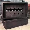 Chậu/ Khay/ Máng Nhựa Trồng Hoa ,Cây Cảnh, Rau Củ Quả Nông Cỡ Lớn Kích Thước 73x43x16Cm - Màu Đen