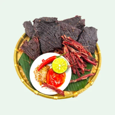 THỊT TRÂU KHÔ GÁC BẾP CHUẨN VỊ TÂY BẮC 1KG HÀNG LOẠI 1