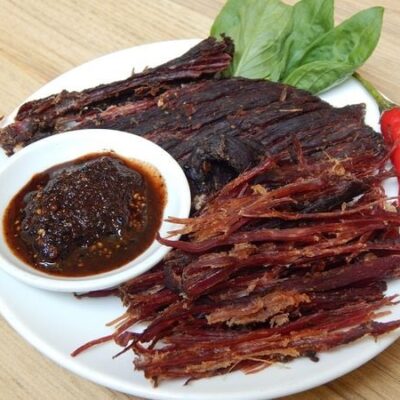 THỊT TRÂU KHÔ GÁC BẾP 1KG HÀNG LOẠI 2