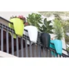 Chậu nhựa tròn kẹp Ban Công Lan Can Size to rãnh 10cm, Chậu thông minh, Trồng Hoa Trồng Rau đủ size