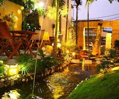 Thi công cảnh quan quán Cafe