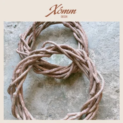 Cuộn dây xoắn lép rừng tự nhiên trang trí decor, làm cây leo giả, tạo hình chậu hoa, chậu lan
