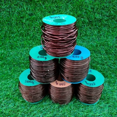 Dây nhôm mạ đồng, dây uốn cành, dây cố định hoa hàng loại một ảnh sao giao vậy cuộn 500g và 200g