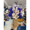 Cụm Hoa Diên Vĩ dài 40cm với 5 nhánh nhỏ, Hoa giả trang trí