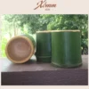 Cốc tre xanh đựng kem, trà sữa, cafe thức ăn bằng tre tự nhiên, cốc tre, ly tre decor nhà hàng