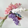 Cành Hoa Lan Hồ Điệp 3D 9 bông , Hoa Lan Giả, Hoa giả Cao cấp