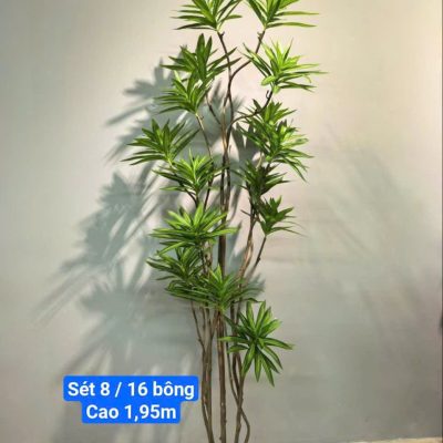 Cây trúc bách hợp giả trang trí nhà cửa cao 1,5m - 2m
