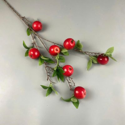 Cành táo 7 quả giả đủ màu decor , trang trí y như thật