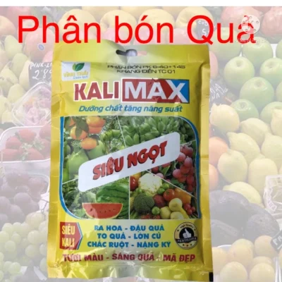 Phân bón Kali trắng 1kg, siêu Kali, phân tạo ngọt quả, tăng ra hoa đậu quả, lớn quả, đẹp mã, to củ, mẩy hạt, tăng năng suất