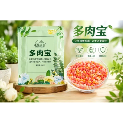 Phân tan chậm giành cho sen đá, xương rồng và cây cảnh màu xanh  鑫绿美家 (XINLÜMEIJIA) - hàng nội địa trung - nhập khẩu